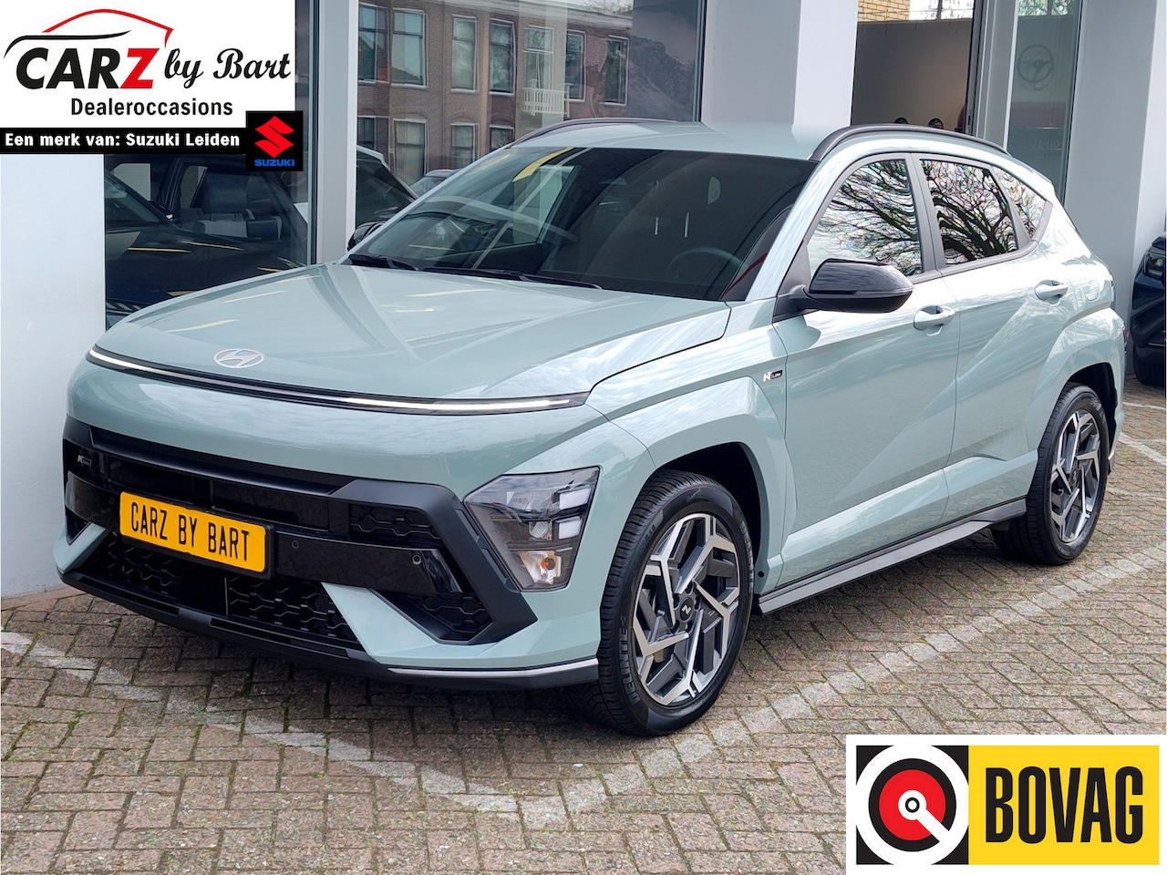 Hyundai Kona - 1.6 GDI HEV N LINE AUTOMAAT Keyless | Dodehoekesensoren | 360 Camera - AutoWereld.nl