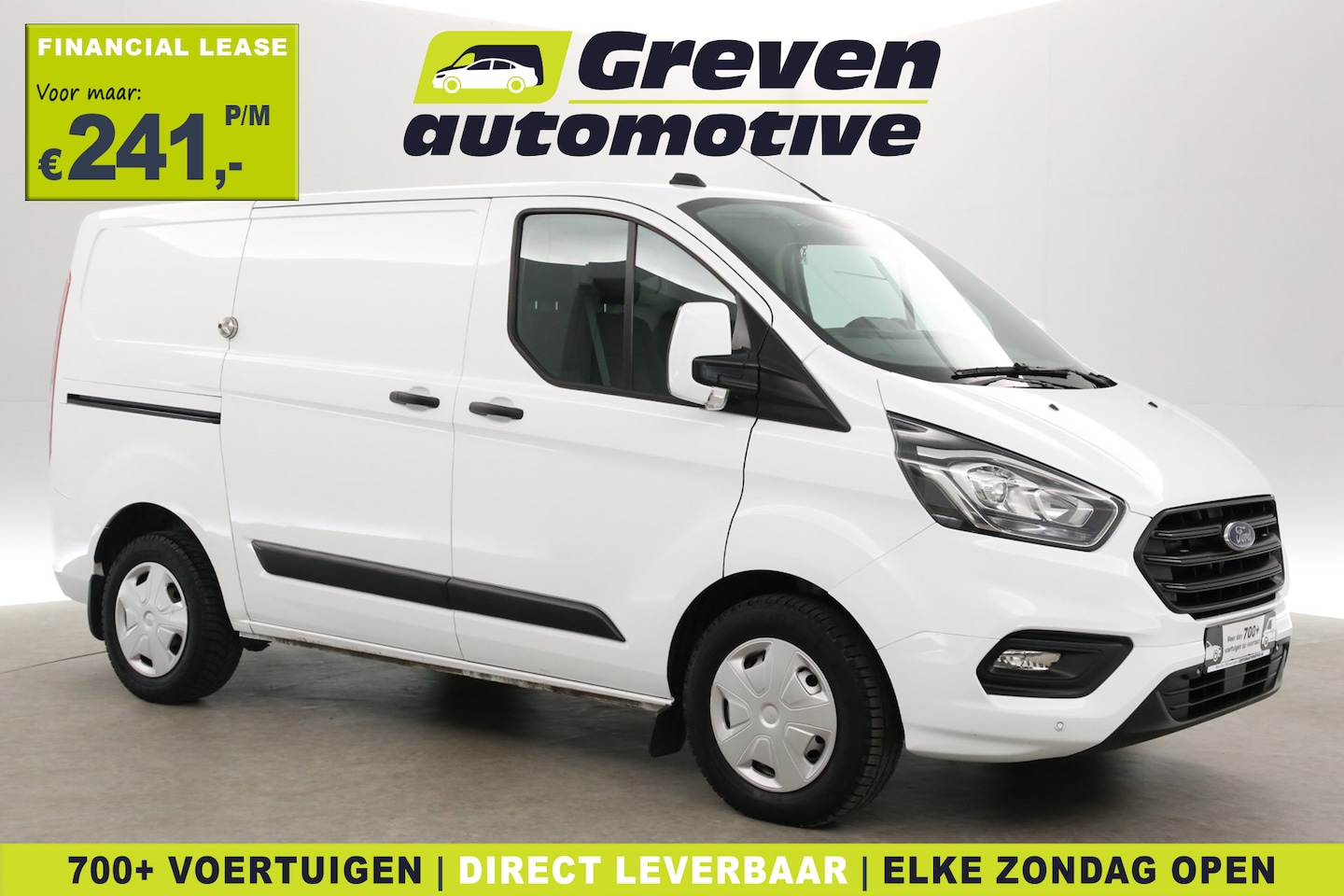 Ford Transit Custom - 2.0 EcoBlue L1H1 | Airco | Cruise | 3 Zits | Parkeersens. | Stoelverw. | Trekhaak - AutoWereld.nl