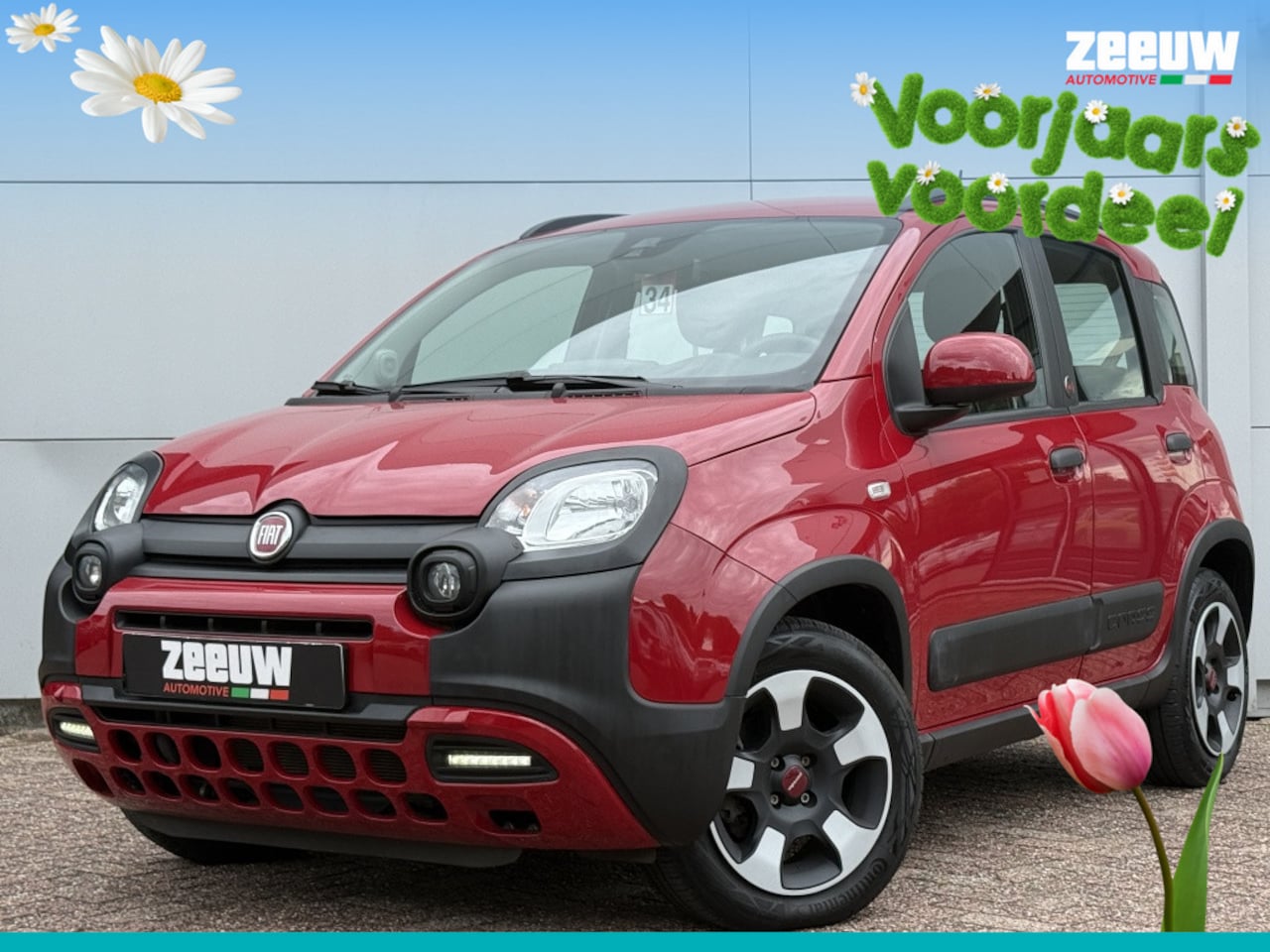 Fiat Panda - 1.0 Hybrid Pandina | Airco | Carplay | Cruise | 5zits | PDC - AutoWereld.nl