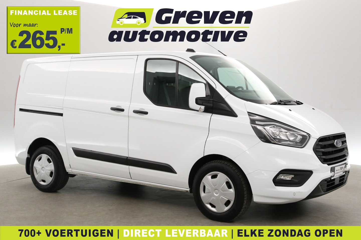 Ford Transit Custom - 2.0 EcoBlue L2H1 | Aut. | Airco | Cruise | Camera | Carplay | 3 Zits | Parkeersens. - AutoWereld.nl