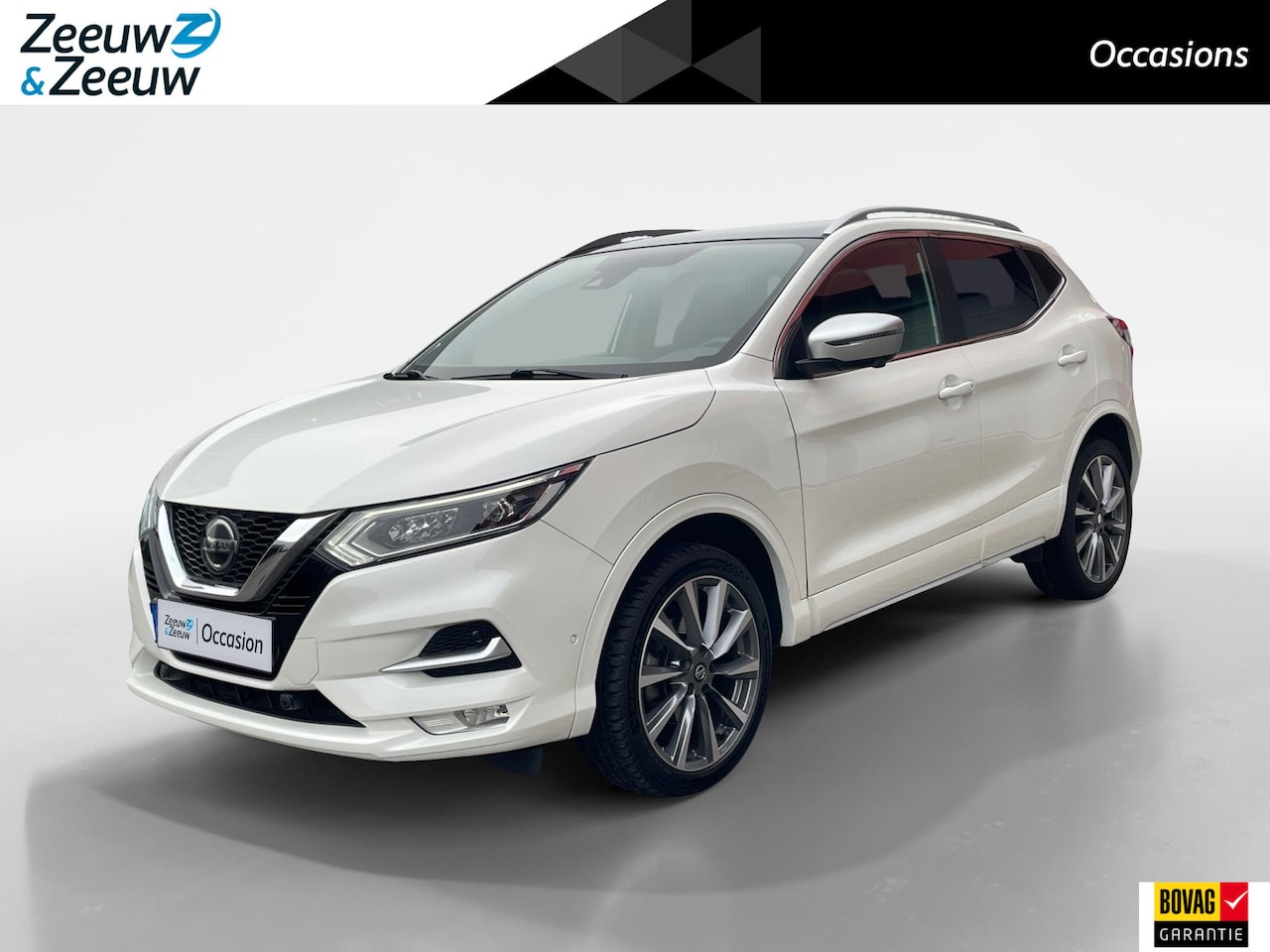 Nissan Qashqai - 1.3 DIG-T Tekna Plus 158PK | Trekhaak | Leder | 360 graden camera | Dealeronderhouden | BO - AutoWereld.nl