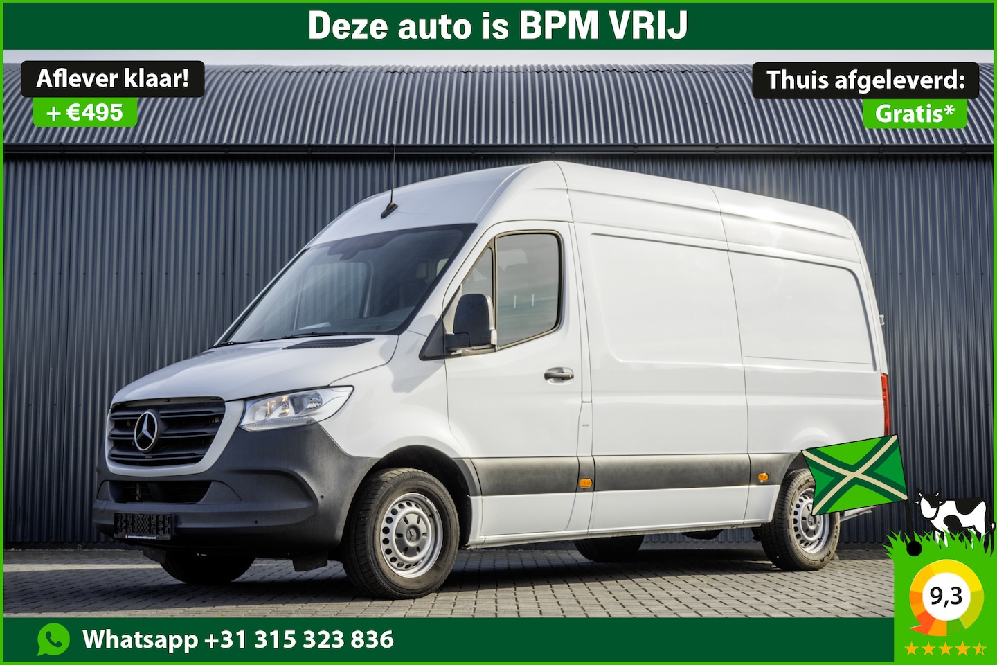 Mercedes-Benz Sprinter - **317 CDI L2H2 | Incl. 6MND garantie | MBUX | Euro 6 | 170 PK | Climate | Carplay | PDC** - AutoWereld.nl
