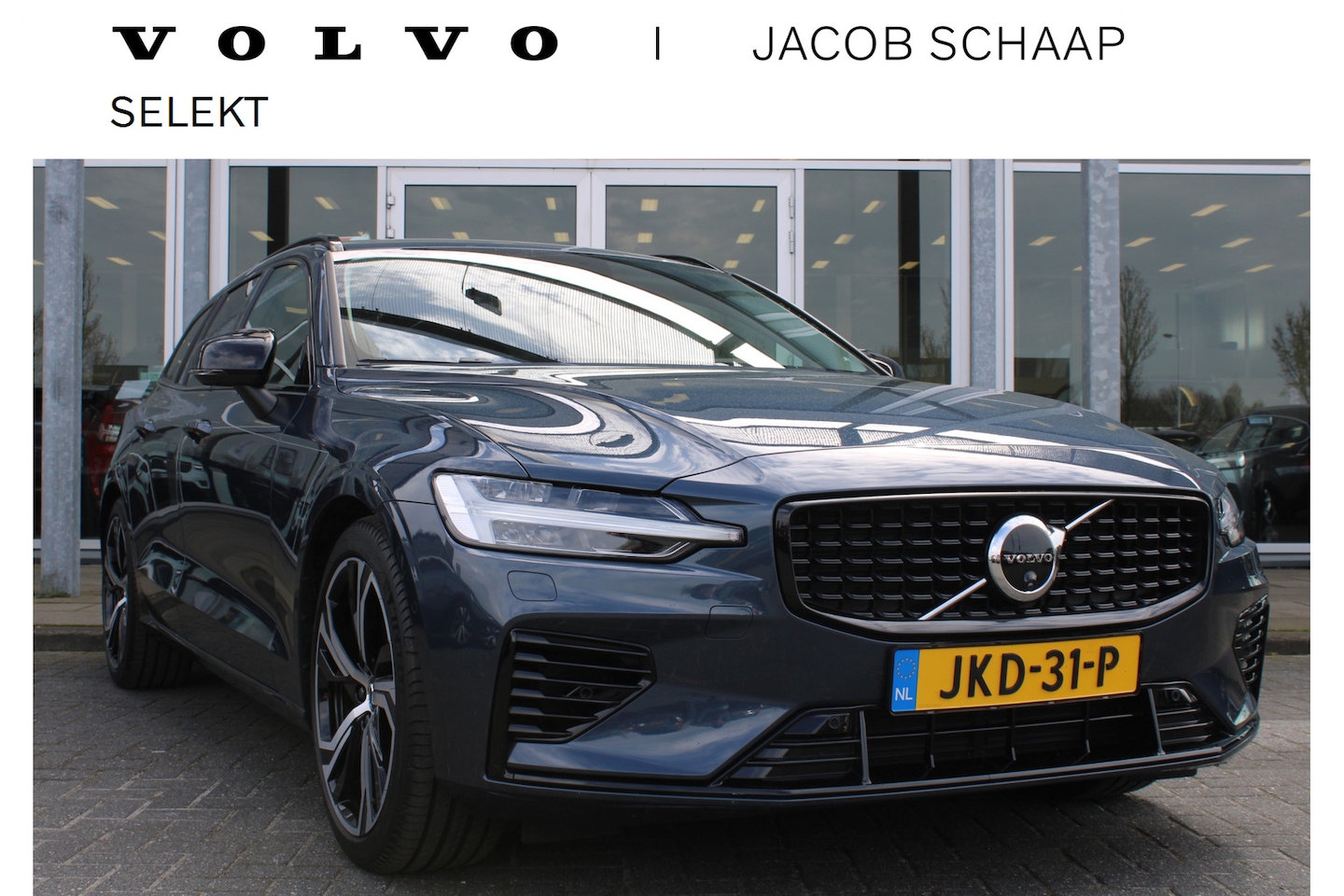 Volvo V60 - 2.0 T6 Plug-in hybrid AWD Plus Dark | 360 Camera | Stoel & Stuurverw. | H&K Audio | BLIS | - AutoWereld.nl