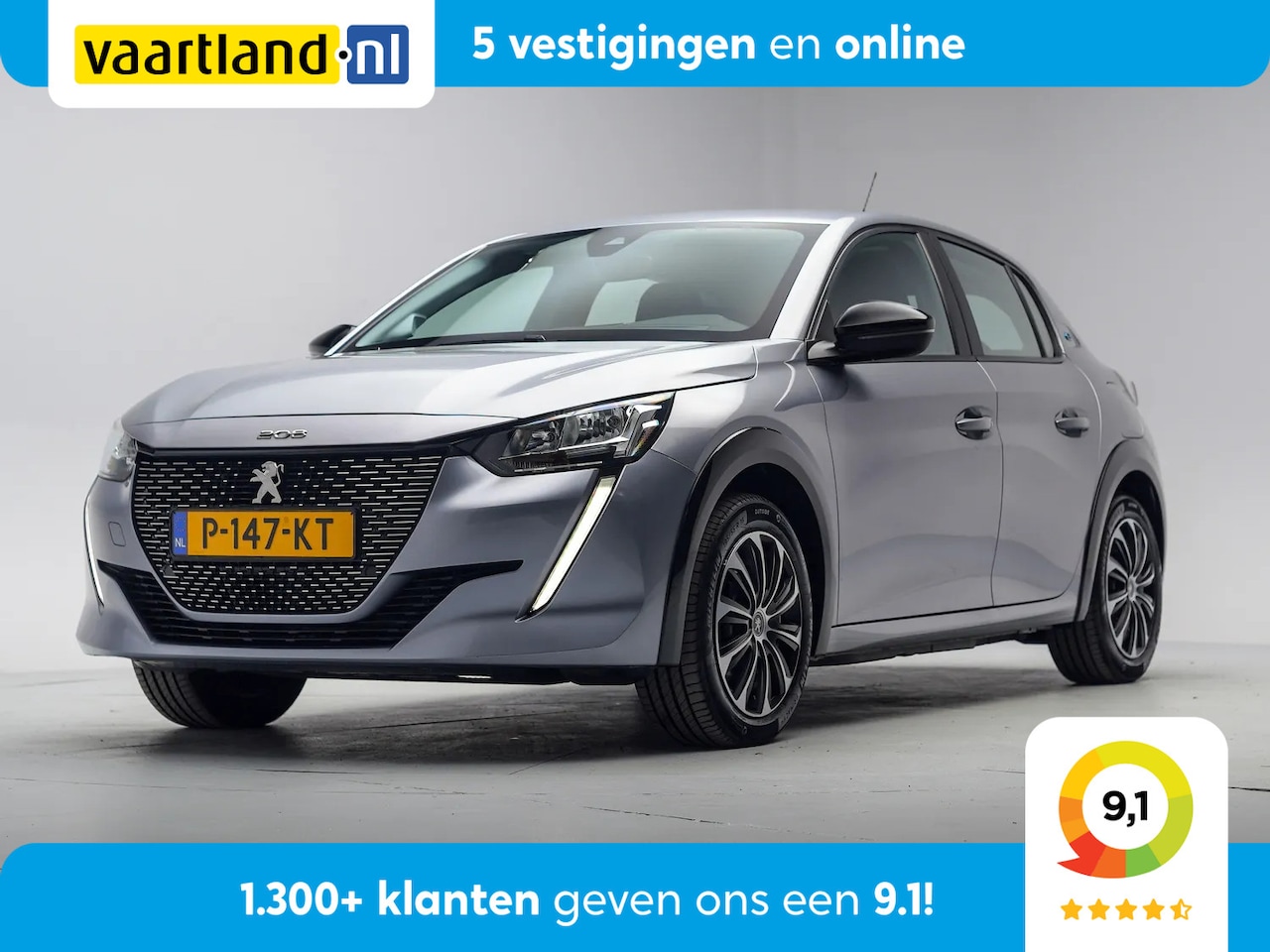 Peugeot e-208 - EV Active 50 kWh 3-Fase [ Navigatie Stoelverwarming Carplay ] - AutoWereld.nl