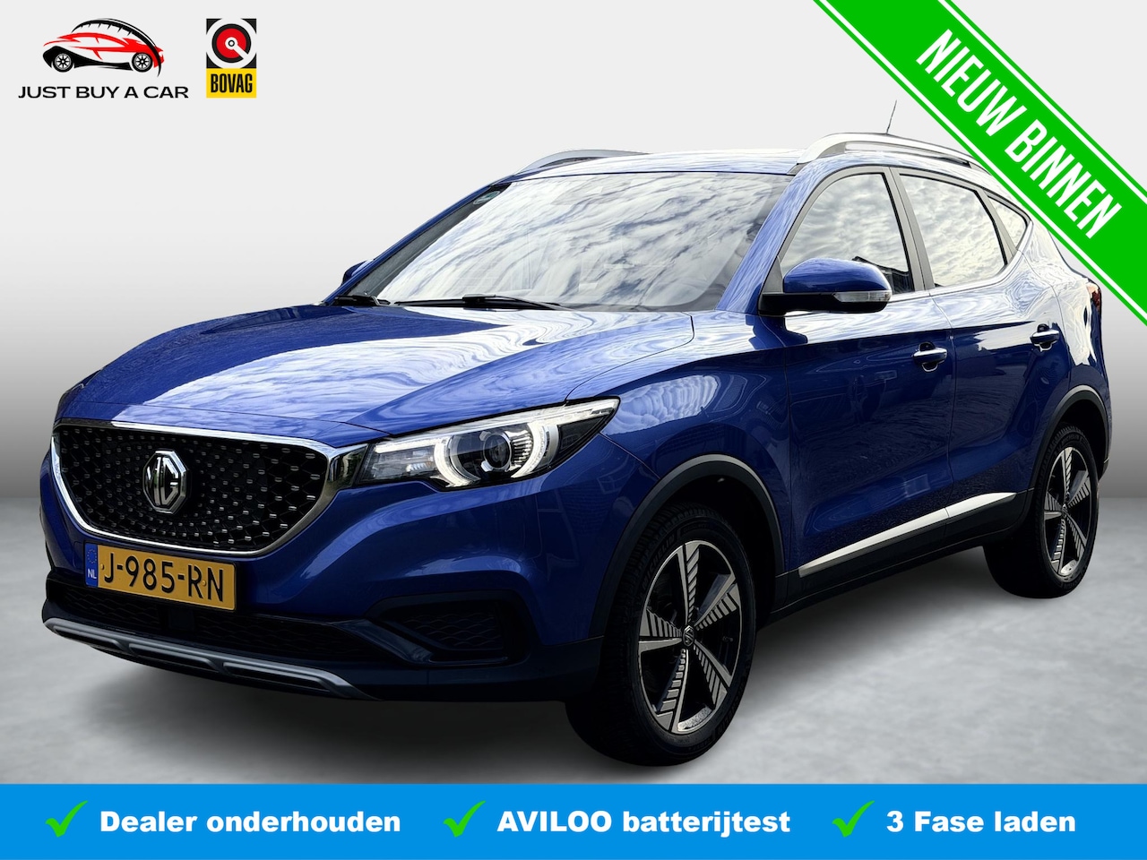 MG ZS - Luxury 45 kWh SoH 93,6% / Panoramadak / Stoelverwarming / Adaptive Cruise / 3 Fase / Camer - AutoWereld.nl