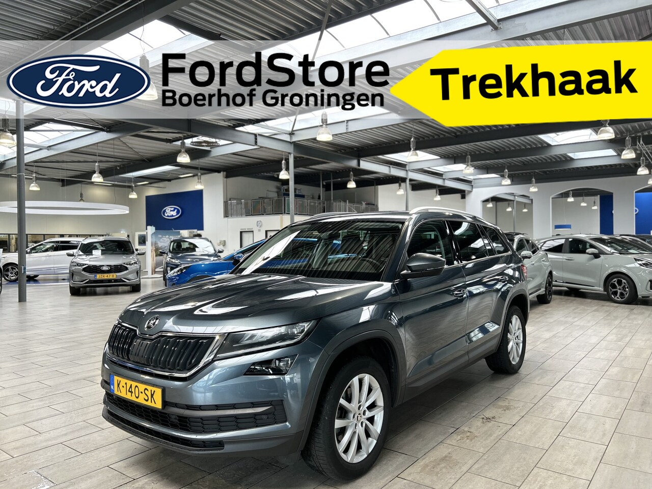 Skoda Kodiaq - 1.5 TSI 150 pk Business Edition | Trekhaak | Camera | El. a. klep | Canton audio | Stoel- - AutoWereld.nl