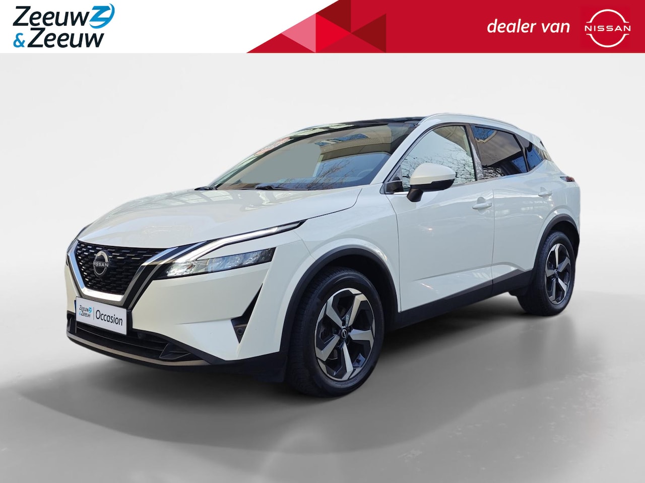 Nissan Qashqai - 1.3 MHEV Tekna AIRCO 360 CAMERA PARKEERSENSOREN VOOR EN ACHTER PANORAMADAK CRUISE CONTROL - AutoWereld.nl