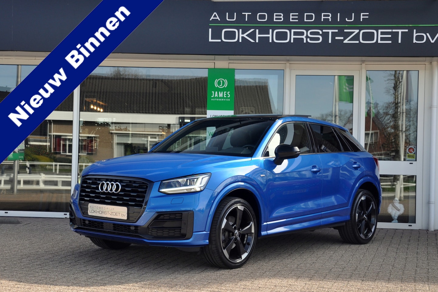 Audi Q2 - 35 TFSI S Edition | S-Tronic | Ara Bleu! | Panoramadak | Trekhaak - AutoWereld.nl