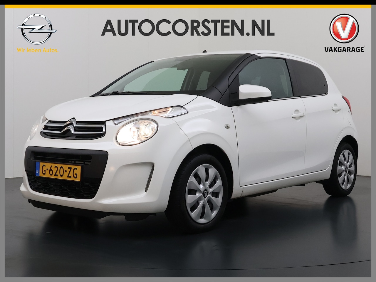 Citroën C1 - 1.0VTi 73pk 5Drs AircoElek.Ramen+Spiegels Stuurbekrachtiging Edition Privacy Glas Led Isof - AutoWereld.nl
