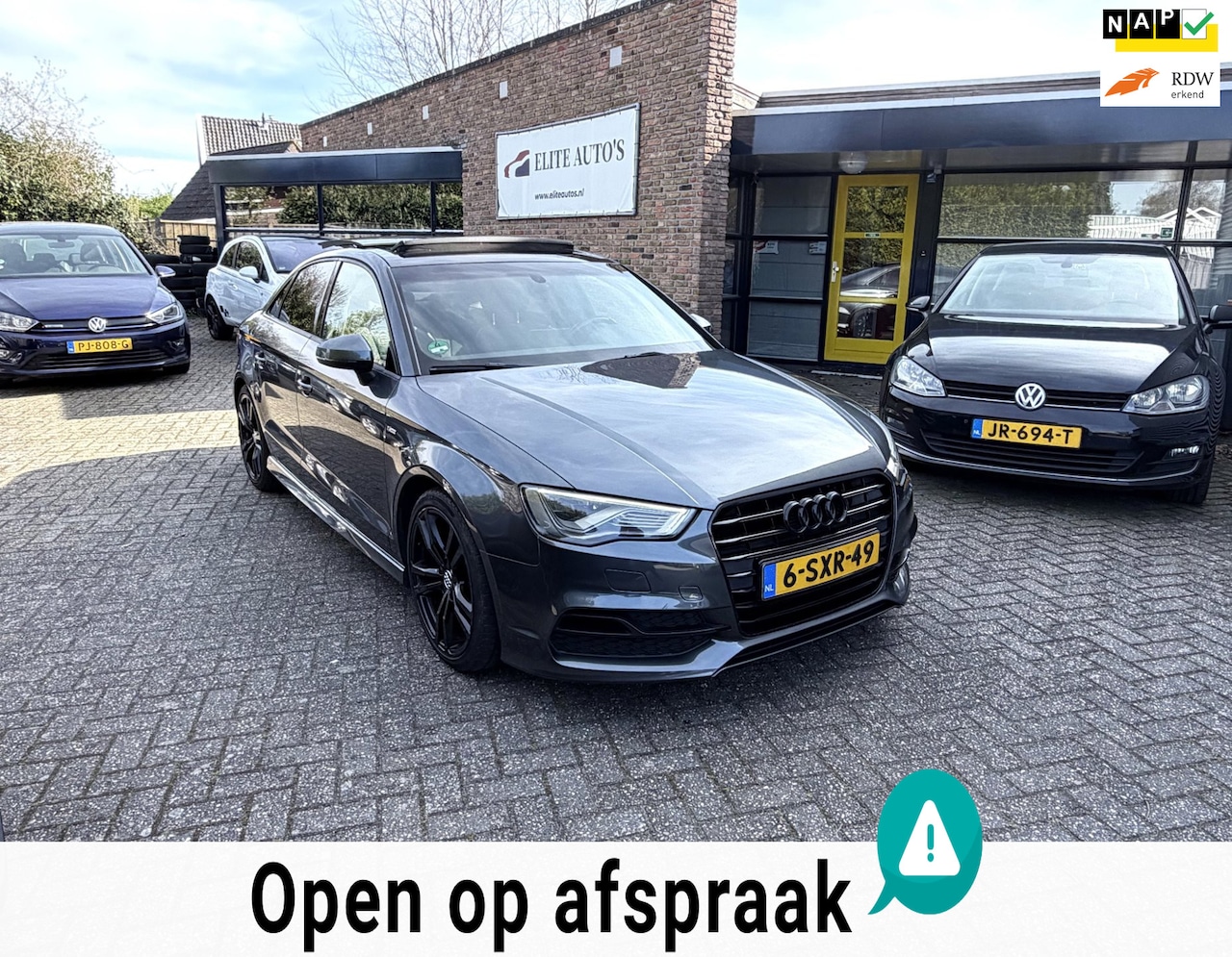Audi A3 Limousine - /inruilkoopje/airco/S-Line/Automaat/Panorama dak/NAP/Apk 04-2027!!! - AutoWereld.nl