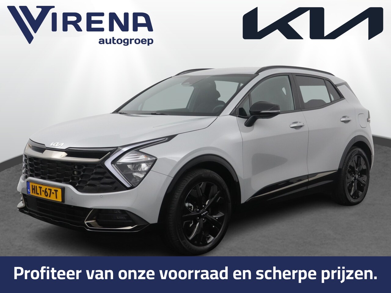Kia Sportage - 1.6 T-GDi Plug-in Hybrid AWD Dark Edition Automaat - Elektrisch instelbare voorstoelen - S - AutoWereld.nl
