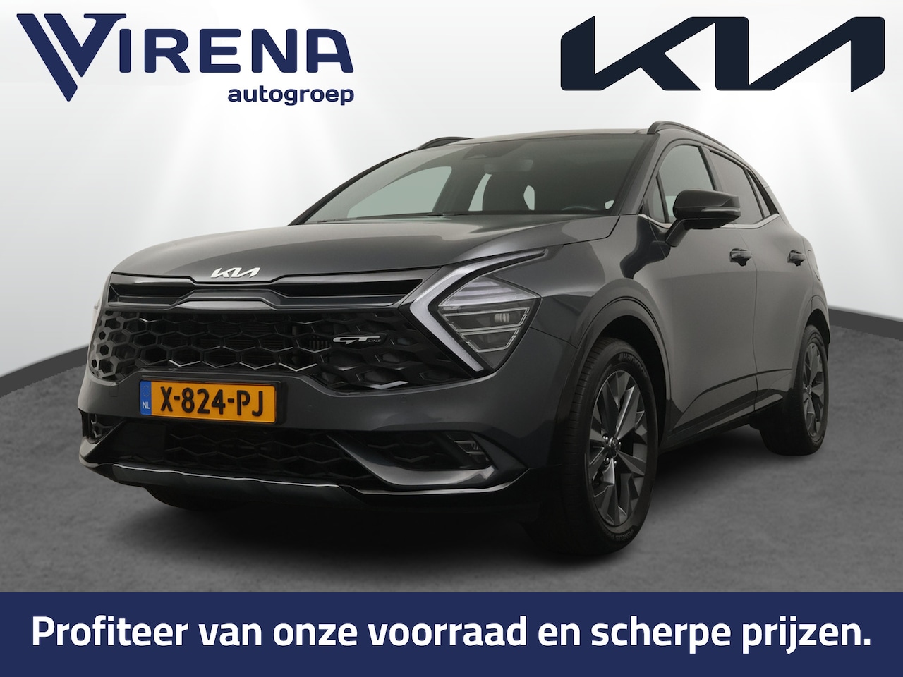 Kia Sportage - 1.6 T-GDi Hybrid GT-Line - Apple Carlpay/Android Auto - Adaptieve Cruise Control - Dodehoe - AutoWereld.nl