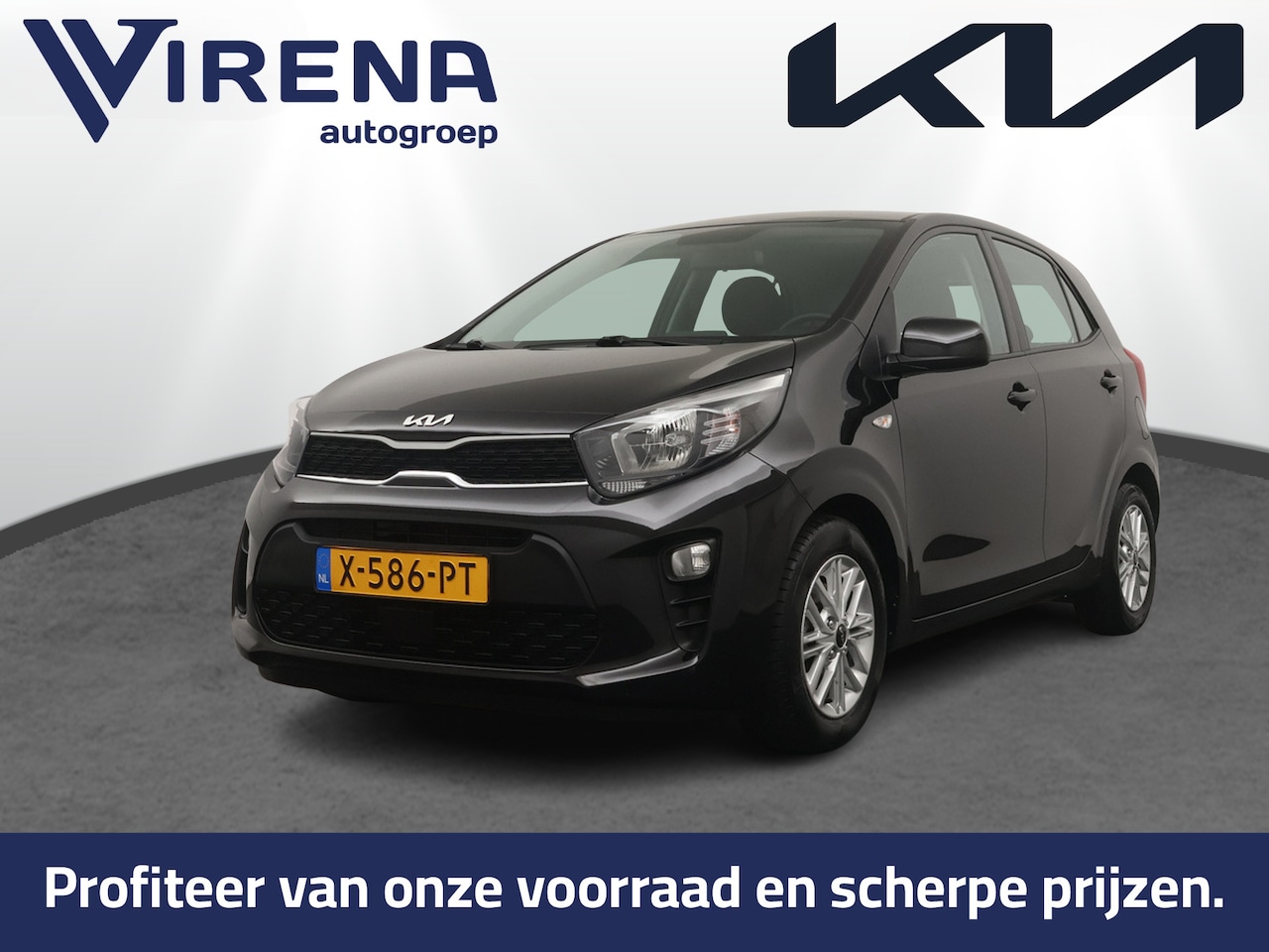 Kia Picanto - 1.0 DPi DynamicLine - AUTOMAAT - Cruise control - Camera - Navigatie - Airco 7 Jaar of 150 - AutoWereld.nl