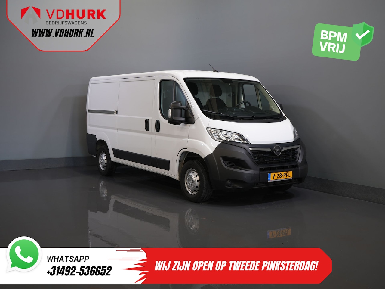 Opel Movano - 2.2 120 pk L2 Carplay/ 270Gr.Deuren/ Climate/ Navi/ Cruise/ Camera/ PDC/ DAB - AutoWereld.nl