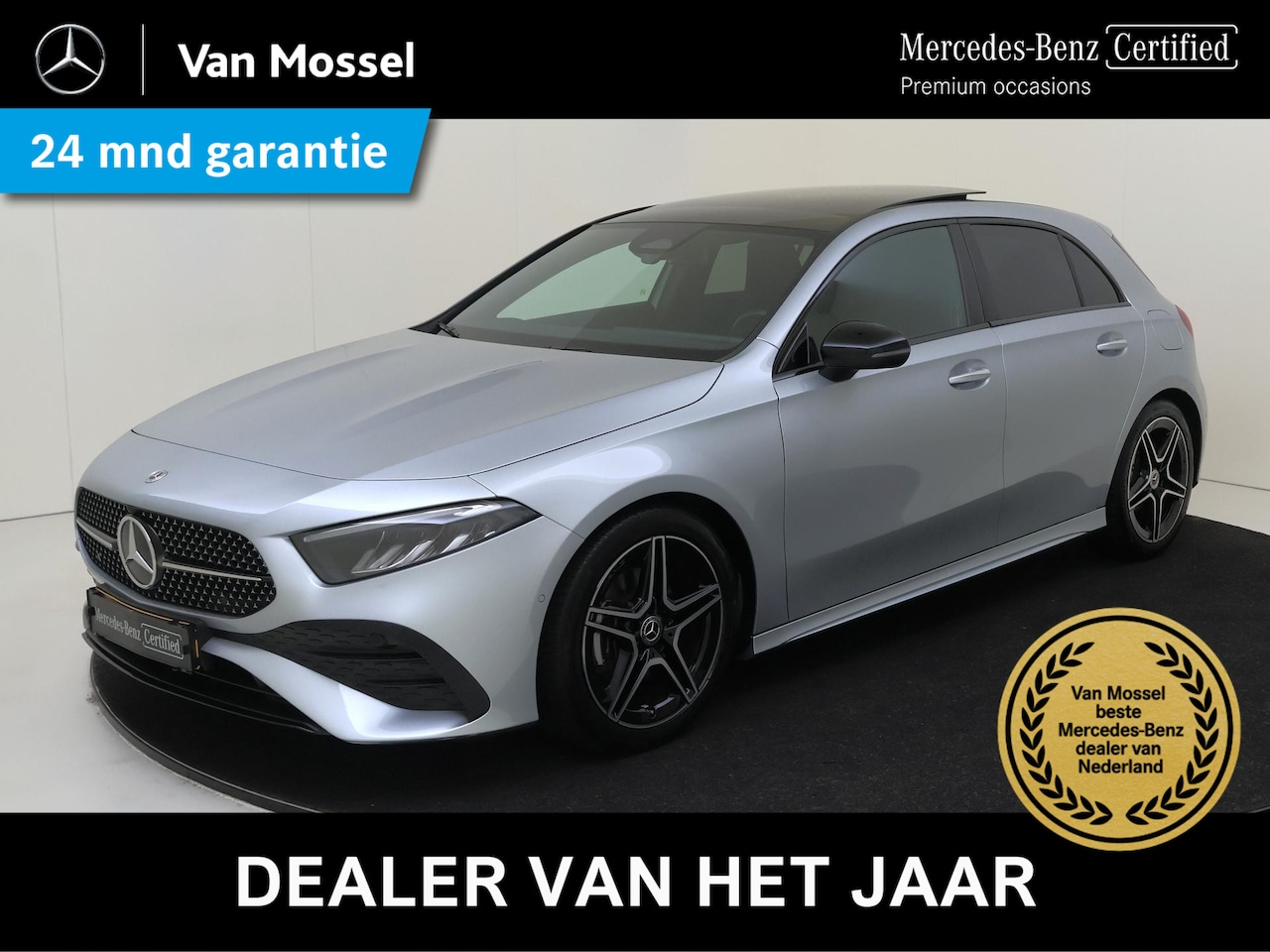 Mercedes-Benz A-klasse - 180 AMG Line / Stoelverwarming / Achteruitrijcamera / Panorama-schuifdak / Night-Pakket / - AutoWereld.nl