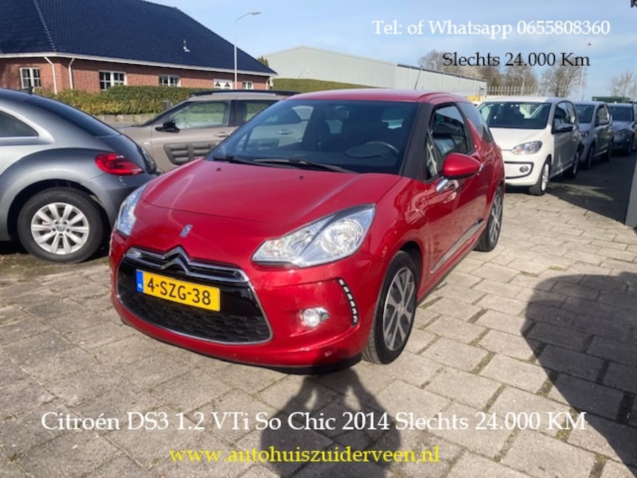 Citroën DS3 - 1.2 VTi 82pk So Chic Slechts 24.352 KM - AutoWereld.nl