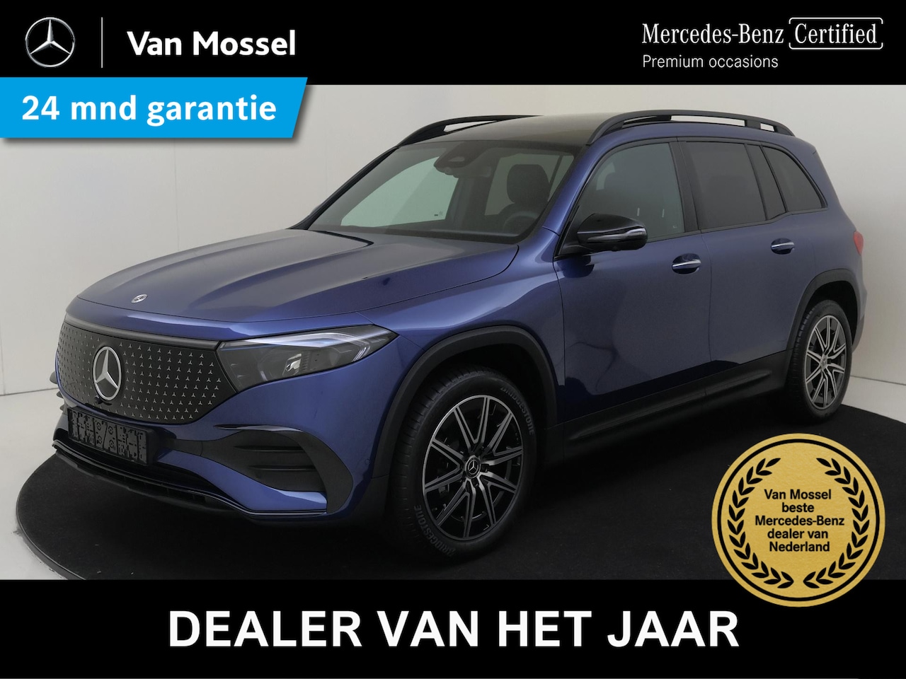 Mercedes-Benz EQB - 250+ Business Solution AMG 7p. 71 kWh / Panoramadak/ Rijassistentiepakket/ 19 inch/ Burmes - AutoWereld.nl
