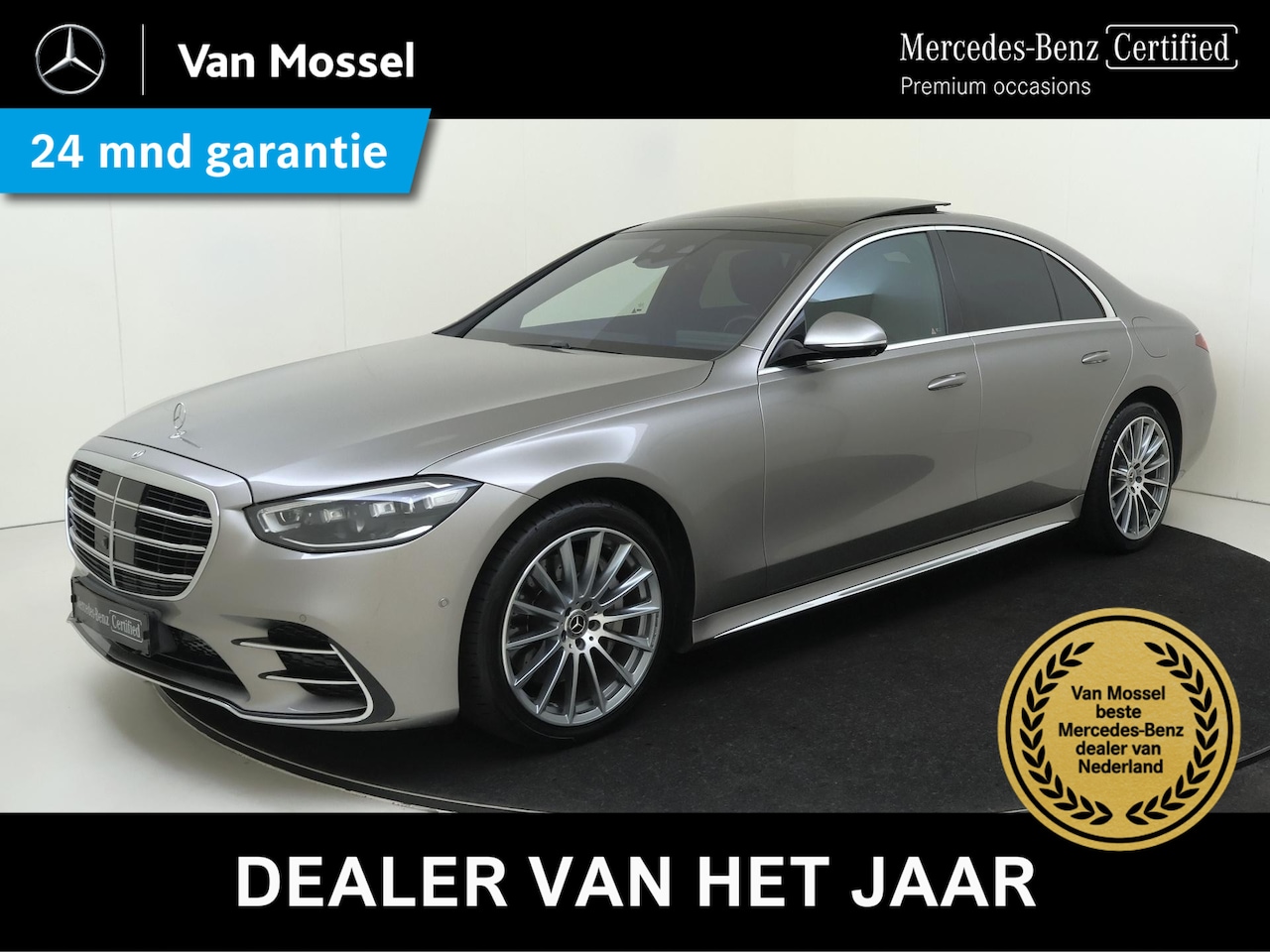 Mercedes-Benz S-klasse - 580 e AMG Line / 360Graden-Camera / Memory-Stoelen / Panaroma-dak / Stoelventilatie / - AutoWereld.nl