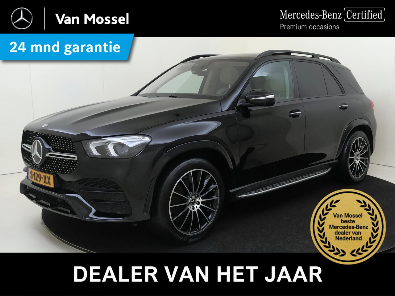 Mercedes-Benz GLE-Klasse - 350 e 4MATIC Premium Plus / Panoramadak/ AIRMATIC/ 21 inch/ Night/ Beige leder/ Stoelverwa - AutoWereld.nl