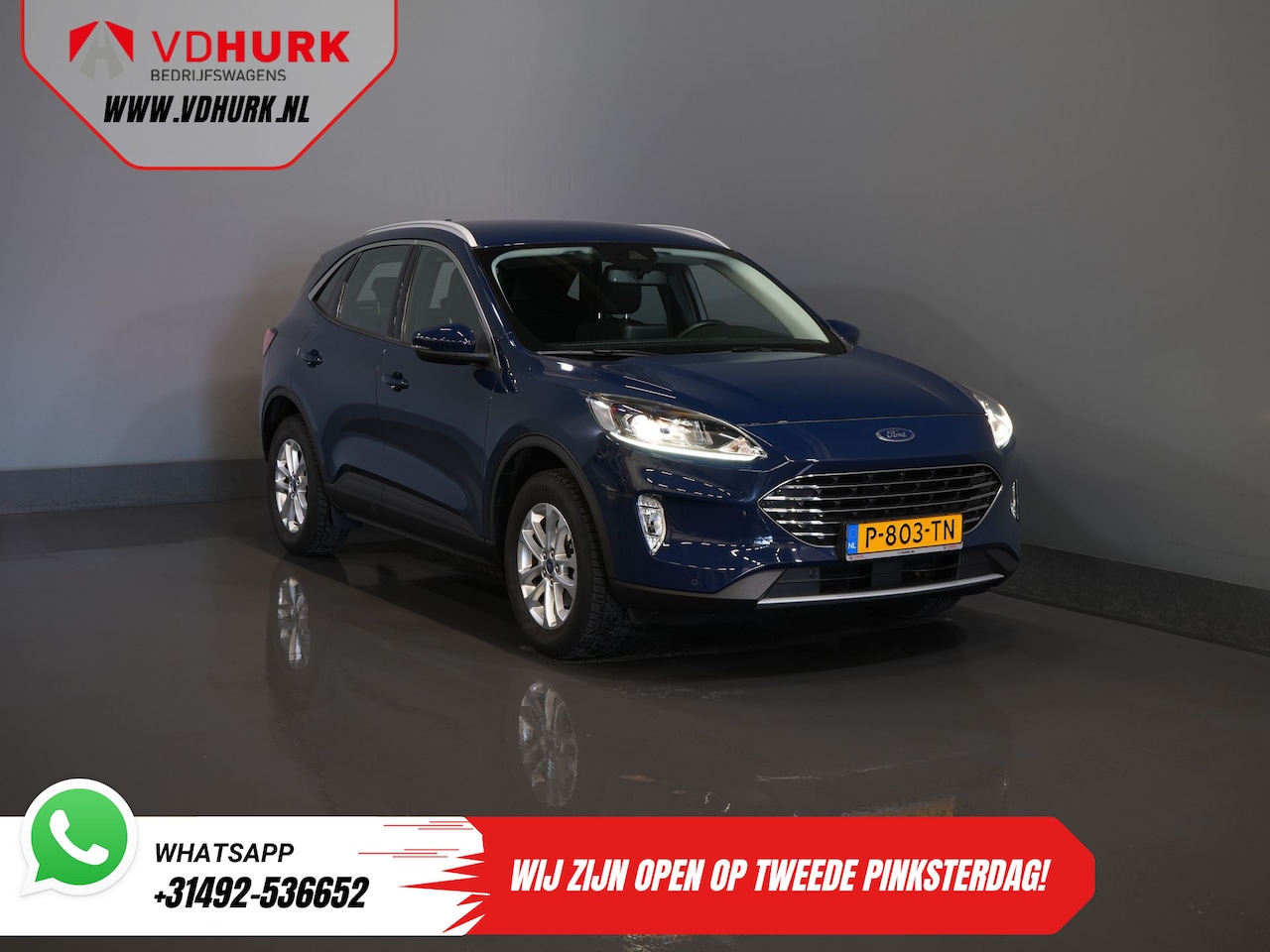 Ford Kuga - 2.5 PHEV 225 pk Titanium LED/ Carplay/ Virtual Cockpit/ Elek.Trekhaak/ Navi/ Camera/ PDC/ - AutoWereld.nl