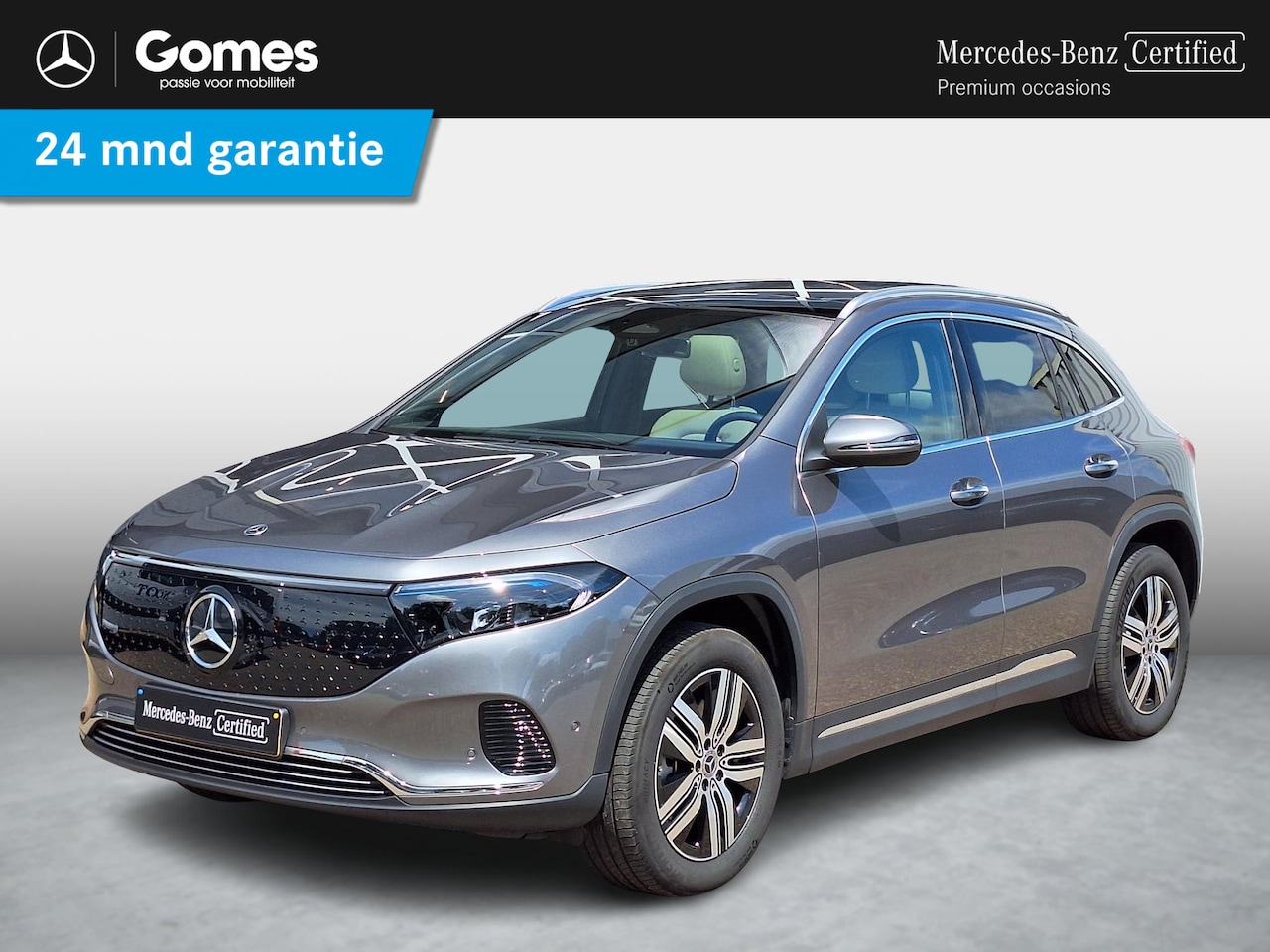 Mercedes-Benz EQA - 250+ Luxury Line | Panoramadak | Trekhaak | Beige Interieur | Privacy Glas Achter | Sierde - AutoWereld.nl