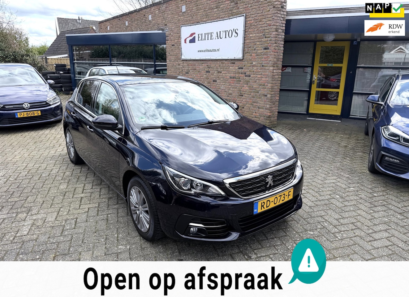 Peugeot 308 - /zeer mooie en goed onderhouden/airco/leer/facelift/navi/panorama dak/apk 02-2027!! - AutoWereld.nl