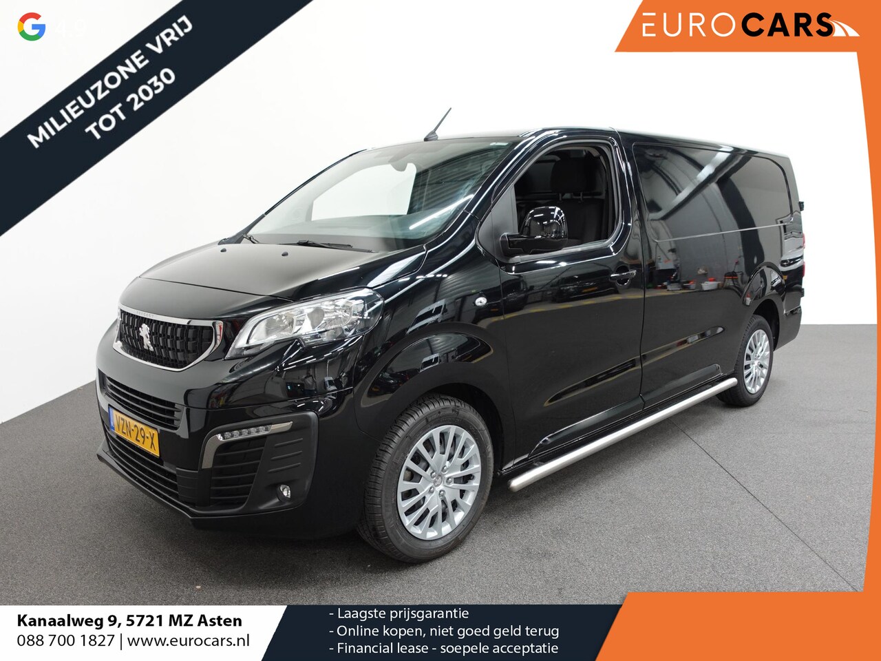 Peugeot Expert - 2.0 BlueHDI 145PK L3 Airco Bluetooth Navigatie Trekhaak Side bars - AutoWereld.nl