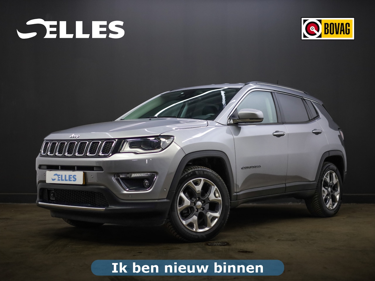 Jeep Compass - 1.4 MultiAir Limited 4x4 | Airco | Climate control | Stoelverwarming | Stuurwiel verwarmd - AutoWereld.nl