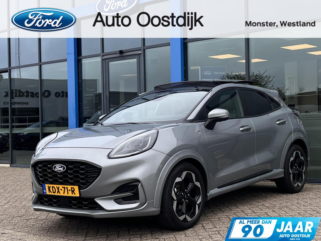 Ford Puma - 1.0 EcoBoost Hybrid ST-Line X 155PK Automaat Panodak Winterpack Camera Cruise Navi B&O Cli - AutoWereld.nl