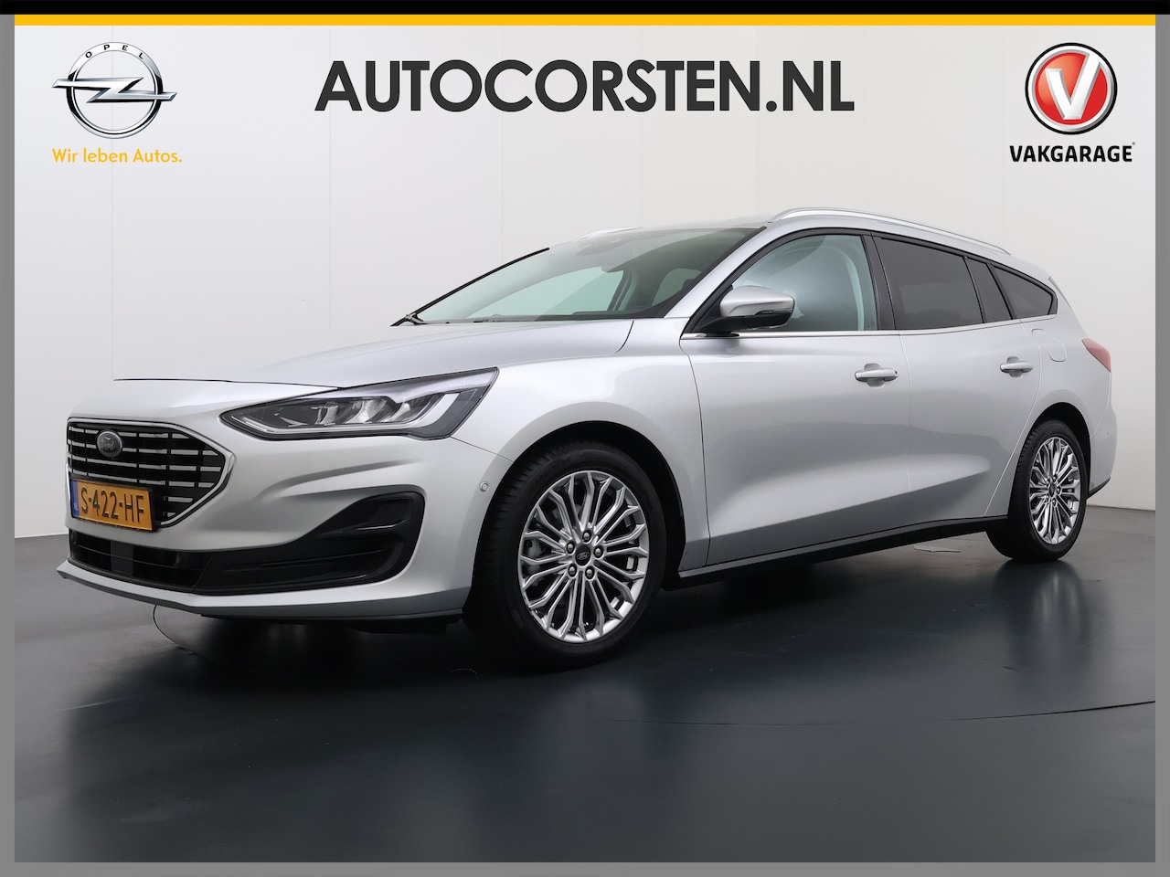 Ford Focus Wagon - T 125PK Hybride Trekhaak Navi Camera LED Dual-ECC Keyless FordPass-ConnectStoel+Stuur+Voor - AutoWereld.nl