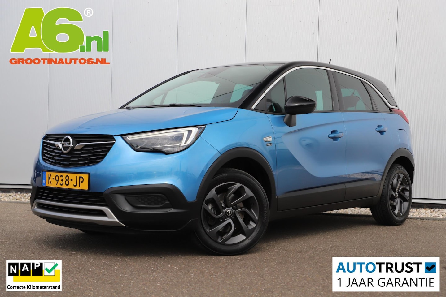 Opel Crossland X - 1.2 Turbo Edition 2020 110PK Navigatie LED Carplay Android Airco Cruise Control Rijstrooks - AutoWereld.nl
