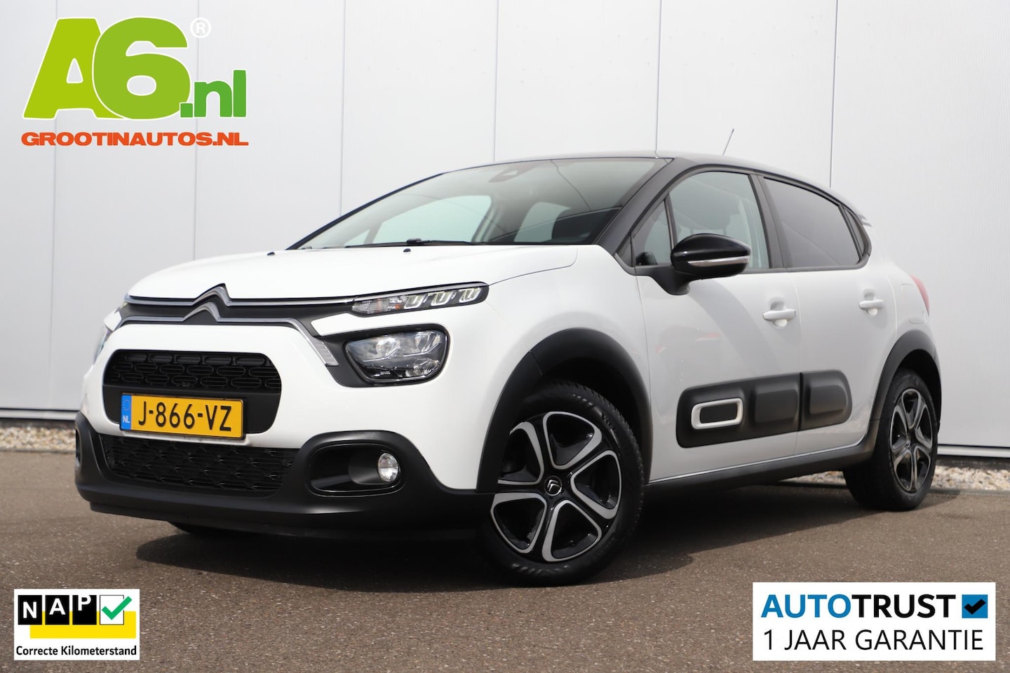 Citroën C3 - 1.2 PureTech Feel Navigatie Carplay Android Climate Cruise Control Rijstrooksensor Parkeer - AutoWereld.nl