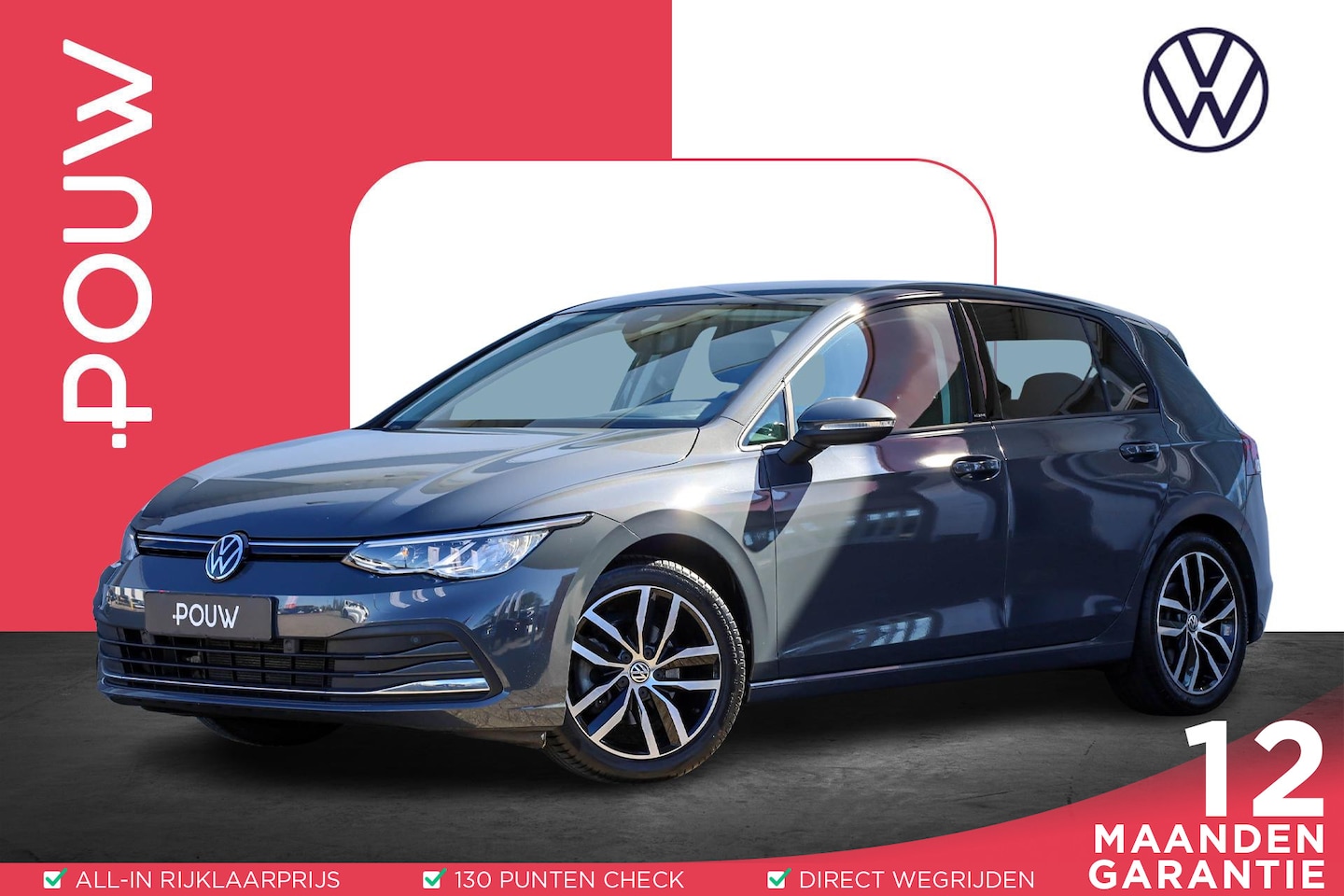 Volkswagen Golf - 1.5 TSI 150pk | Trekhaak | Stoel-/ Stuurwielverwarming | Adaptive Cruise | 17" Velgen - AutoWereld.nl