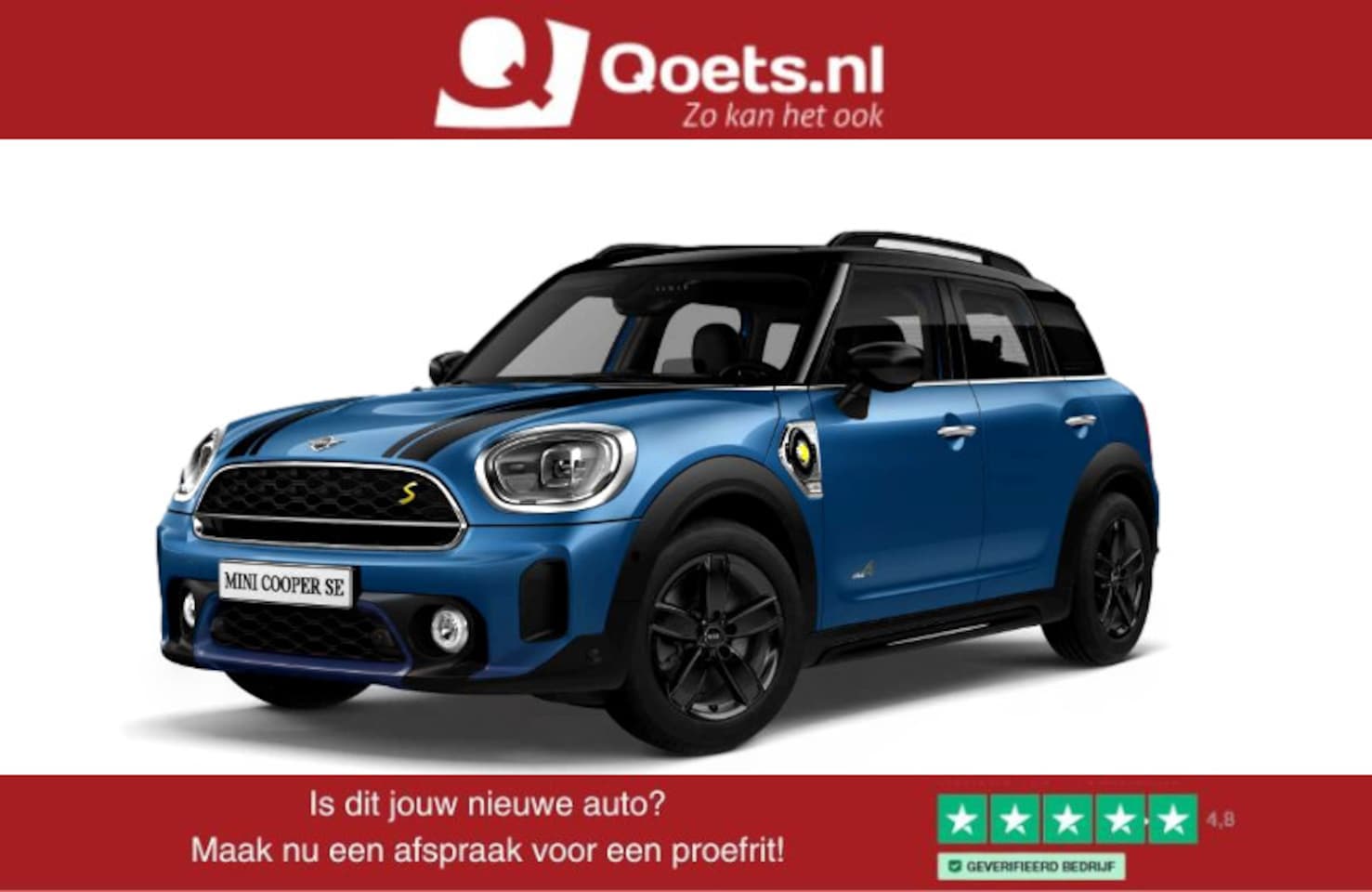 MINI Countryman - Mini Cooper S E ALL4 Panoramadak - Active Cruise Control - Elektrisch verstelbre/verwarmba - AutoWereld.nl
