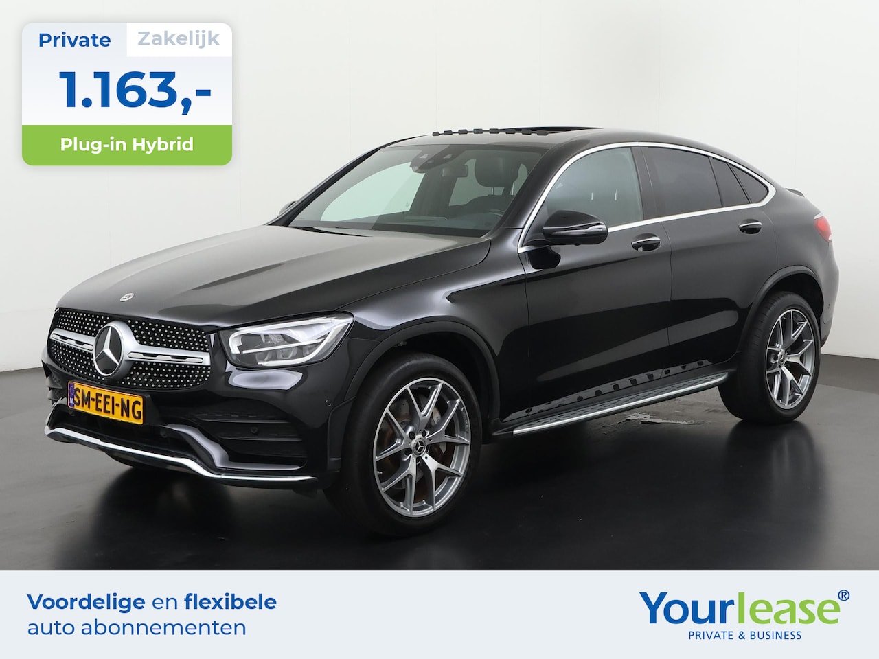 Mercedes-Benz GLC-klasse Coupé - 300e 4MATIC AMG Line | All-in 1163,- Private Lease | Direct uit voorraad - AutoWereld.nl