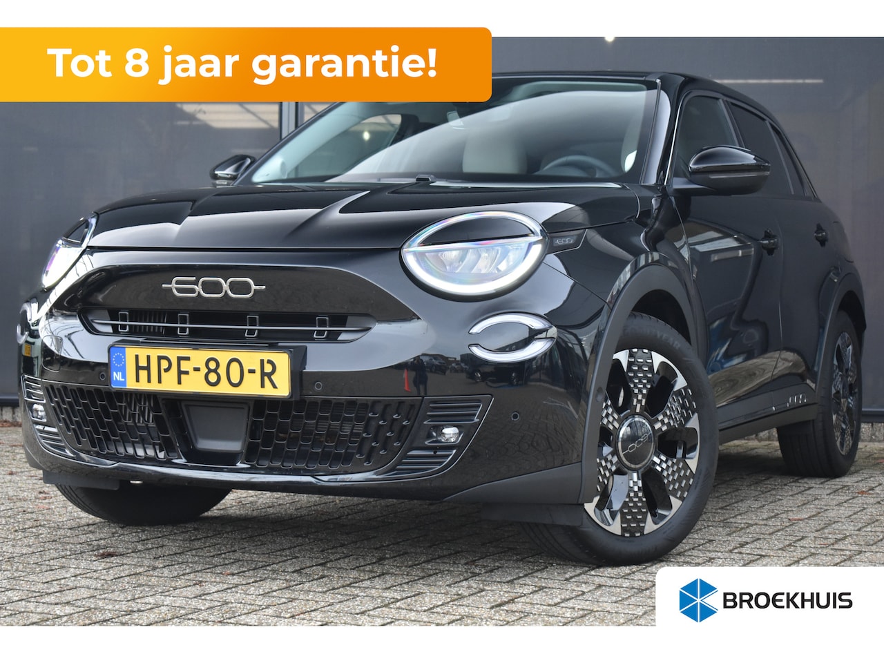 Fiat 600 - 1.2 Hybrid La Prima 145pk 8 Jaar Garantie! | Vol-Leder | Massage | Adaptive Cruise  | Elek - AutoWereld.nl