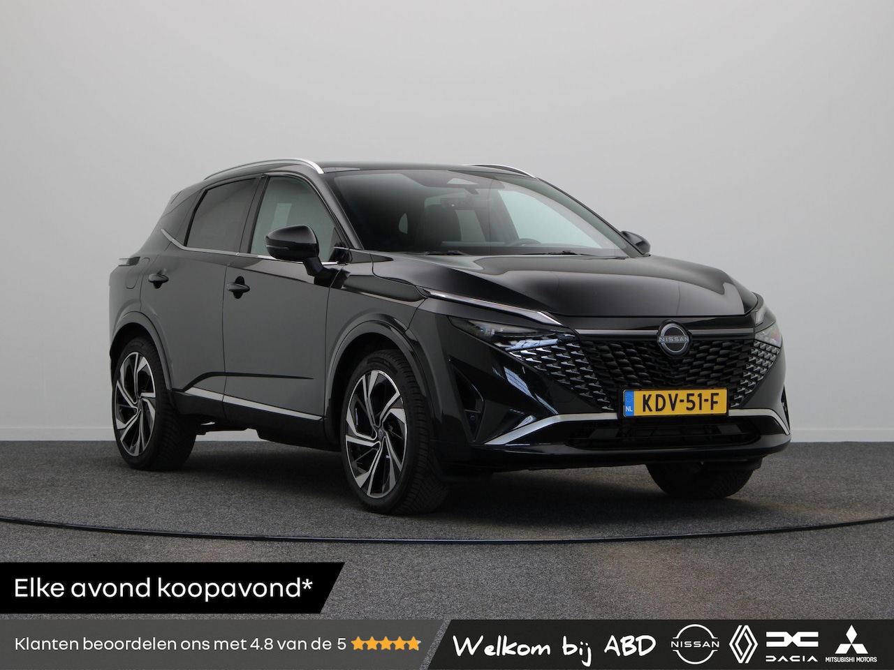 Nissan Qashqai - 1.3 MHEV Xtronic Tekna Plus | Lederen bekleding | Elektrisch verstelbare voorstoelen | Sto - AutoWereld.nl