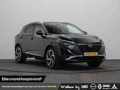 Nissan Qashqai - 1.3 MHEV Xtronic Tekna Plus | Lederen bekleding | Elektrisch verstelbare voorstoelen | Sto