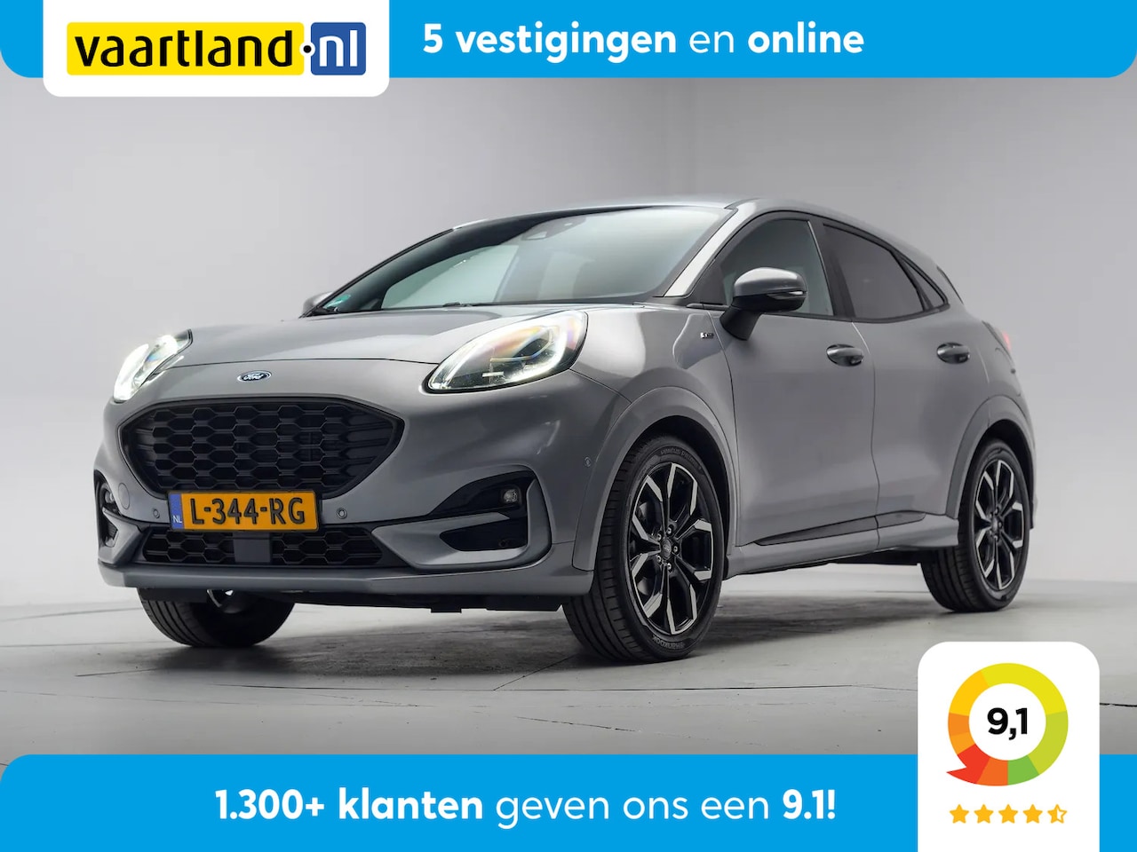 Ford Puma - 1.0 EcoBoost Hybrid 155pk ST-Line X [ LED Navi B&O Trekhaak Stoelverwarming ] - AutoWereld.nl