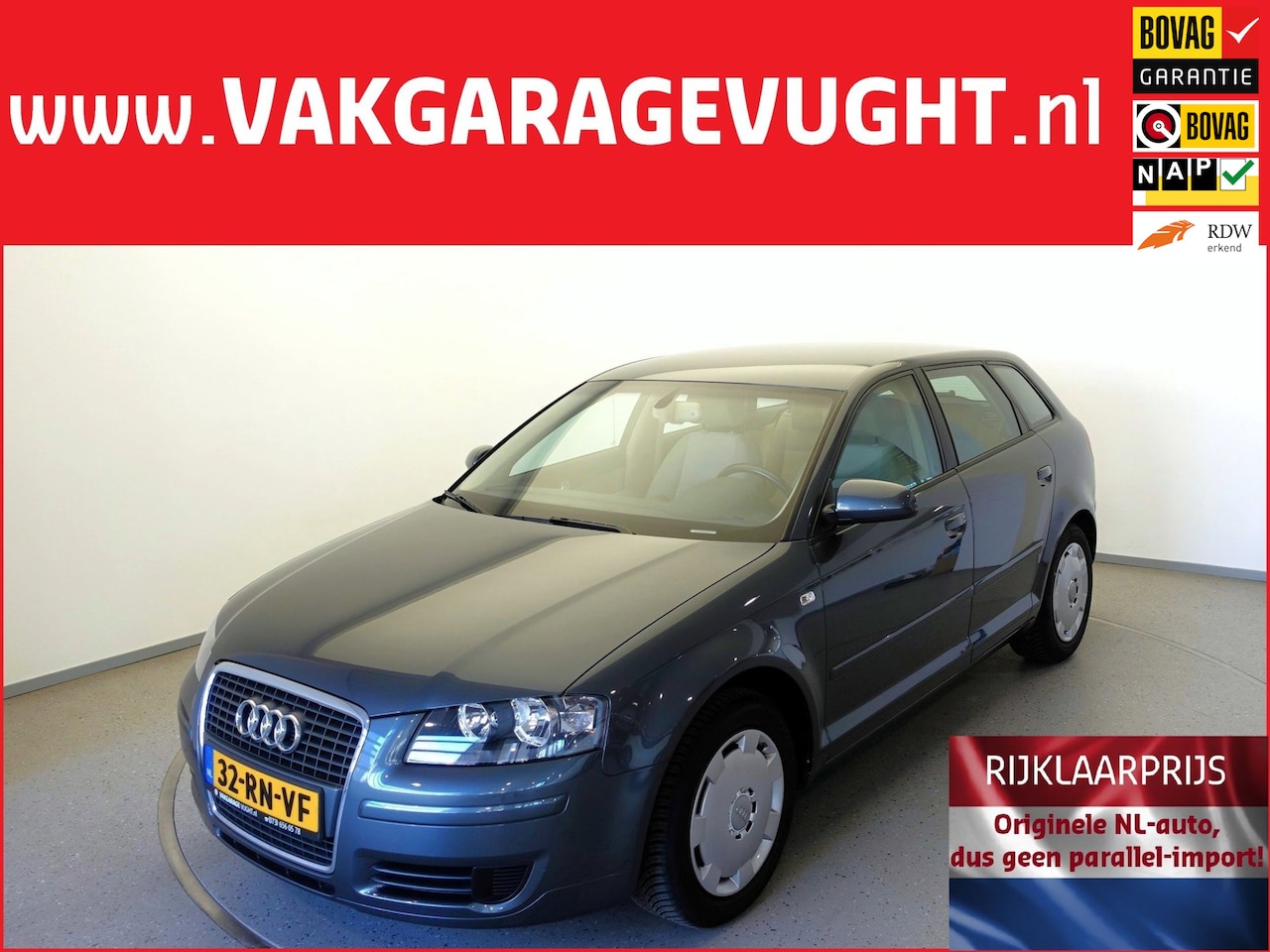 Audi A3 Sportback - 1.6i 102pk AUTOMAAT 127dkm! 100% Onderhouden - AutoWereld.nl