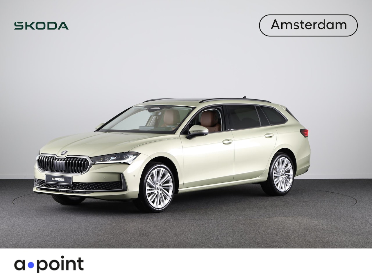 Skoda Superb Combi - First Edition 1.5 TSI m-HEV 150pk DSG-7 | Panoramadak | Leder | Light & View | - AutoWereld.nl