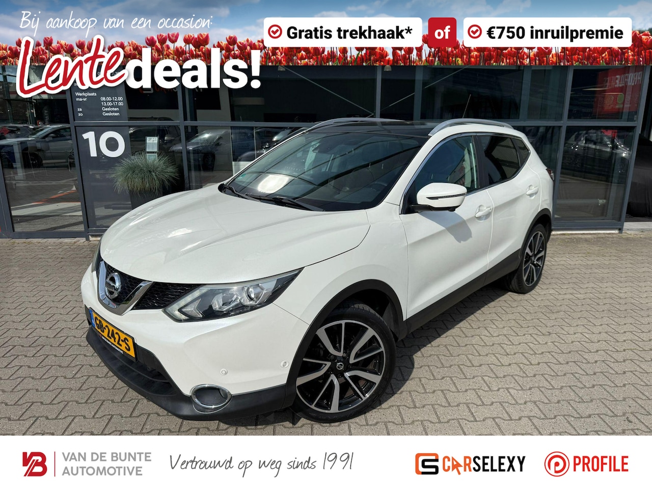 Nissan Qashqai - 1.2 Tekna *Panoramadak & Cruise Control* - AutoWereld.nl