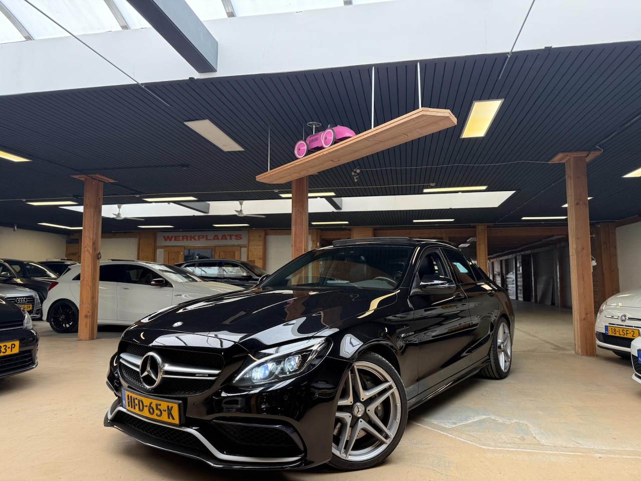 Mercedes-Benz C-klasse - 63 AMG Pano Nwe Apk Airco Cruise Control - AutoWereld.nl