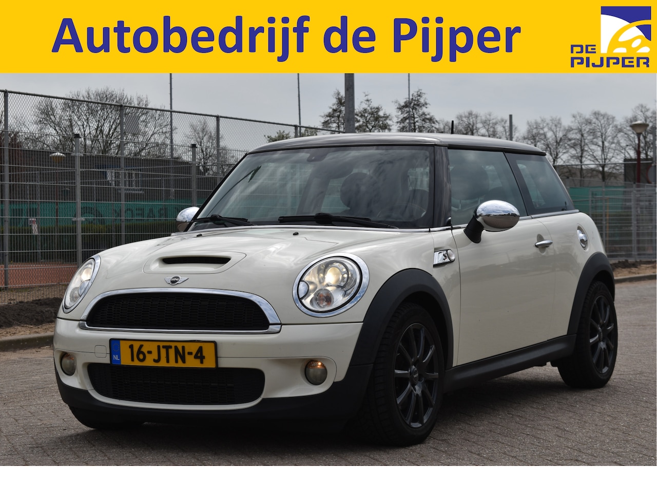 MINI Cooper S - Mini 1.6 Chili 170 pk Bi-Tone | NL-Auto | Stoelverwarming | Leder | Navigatie | Xenon/LED - AutoWereld.nl