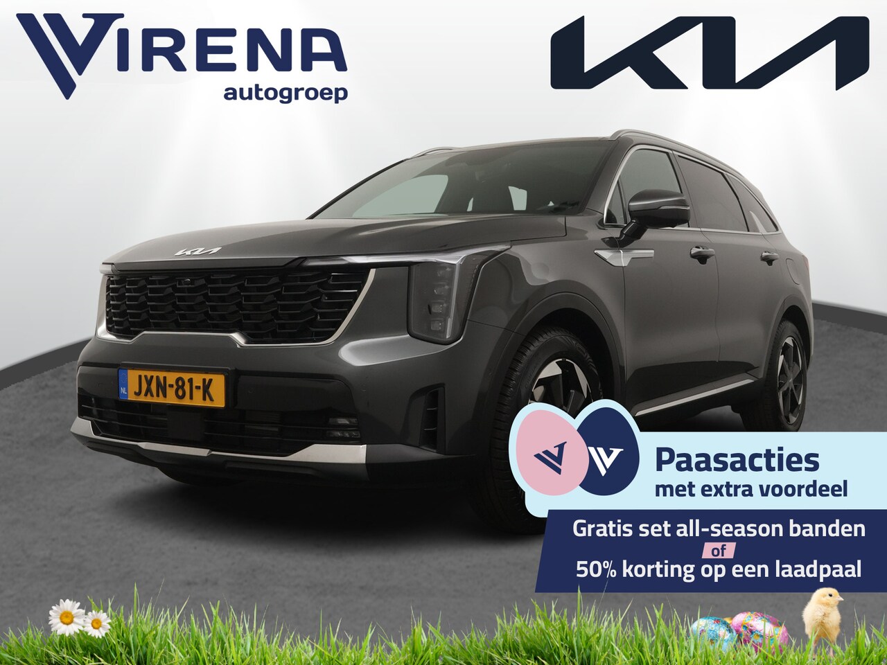 Kia Sorento - 1.6 T-GDi Plug-in Hybrid 4WD ExecutiveLine 7 Persoons - Schuif-/kanteldak - Stoelverwarmin - AutoWereld.nl