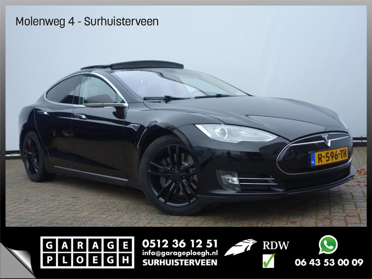 Tesla Model S - 85 Free Supercharge Incl BTW Panorama Leer+Verwarming GRATIS LADEN - AutoWereld.nl