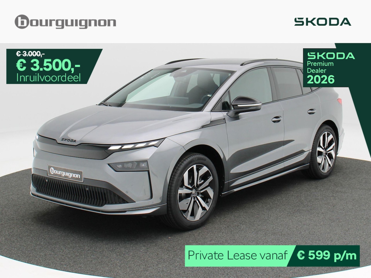 Skoda Enyaq iV - Sportline 85 | 286 PK | Trekhaak | Adaptive cruise control | Stuur- en stoelverwarming | K - AutoWereld.nl