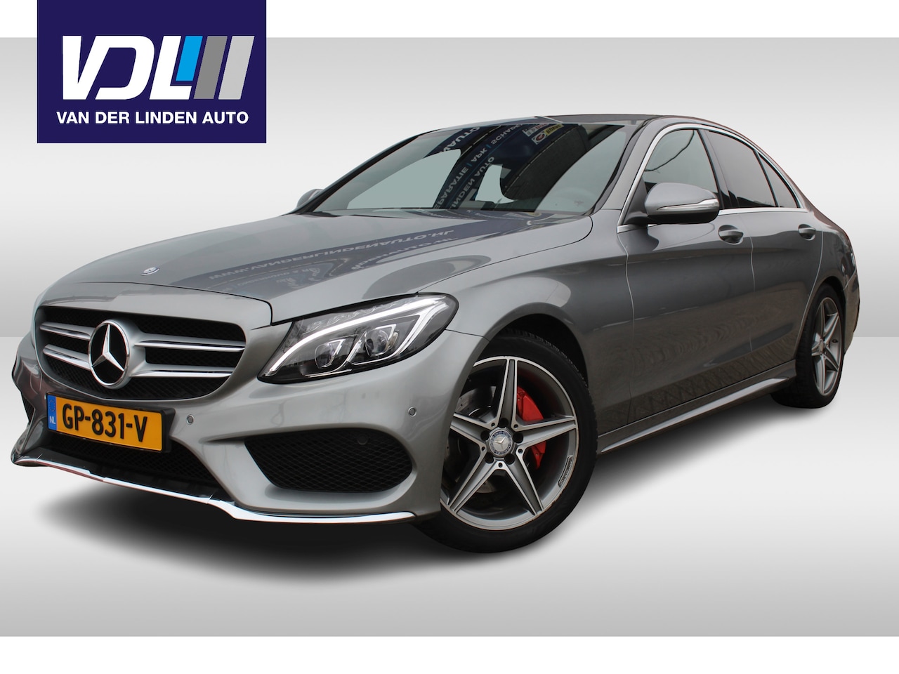 Mercedes-Benz C-klasse - 200 Prestige AMG Pakket Leder stoel + verwarmd l Navi l Voor en Achter sensoren l cruise c - AutoWereld.nl