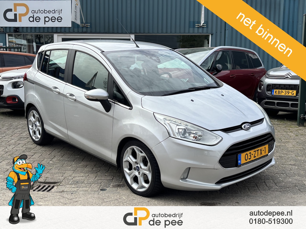 Ford B-Max - 1.0 EcoBoost Titanium GARANTIE/NW.DISTRI/TREKHAAK/BLUETOOTH/STOELVERW./LICHTMETAAL/CLIMA/P - AutoWereld.nl