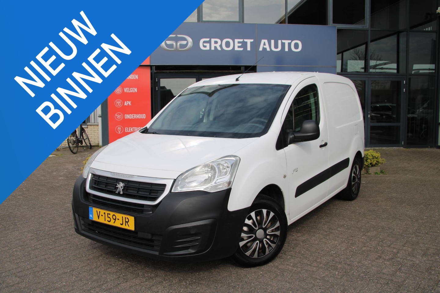 Peugeot Partner - 120 1.6 BlueHDi 100 L1 XT Airco Zijdeur Euro6 met APK tot 24-03-2027 - AutoWereld.nl